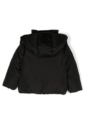 Black cotton blend jacket MAISON MARGIELA KIDS | M60398MM001M6900